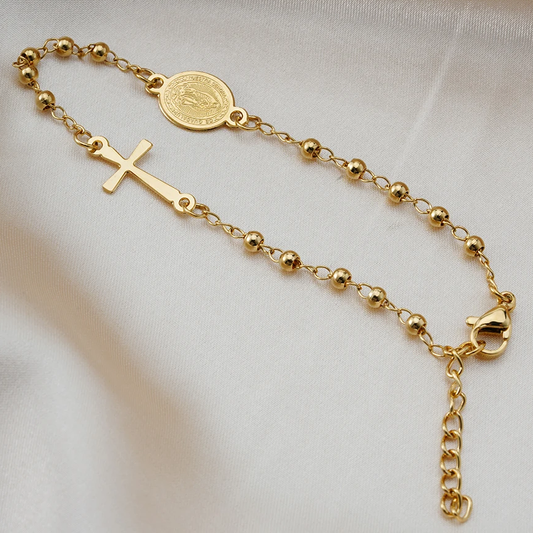 Golden Plated Benediction Bracelet